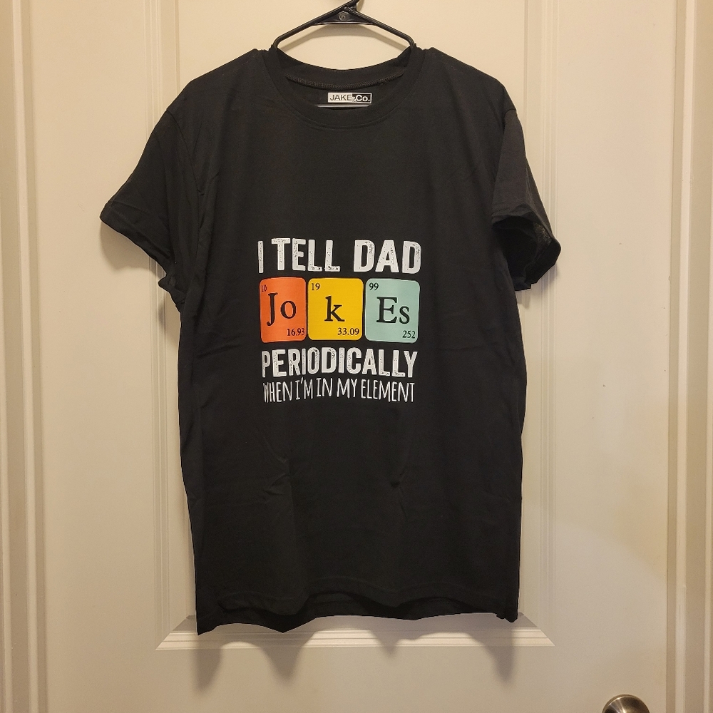 I Tell Dad Jokes Periodically Mens Handmade Tee